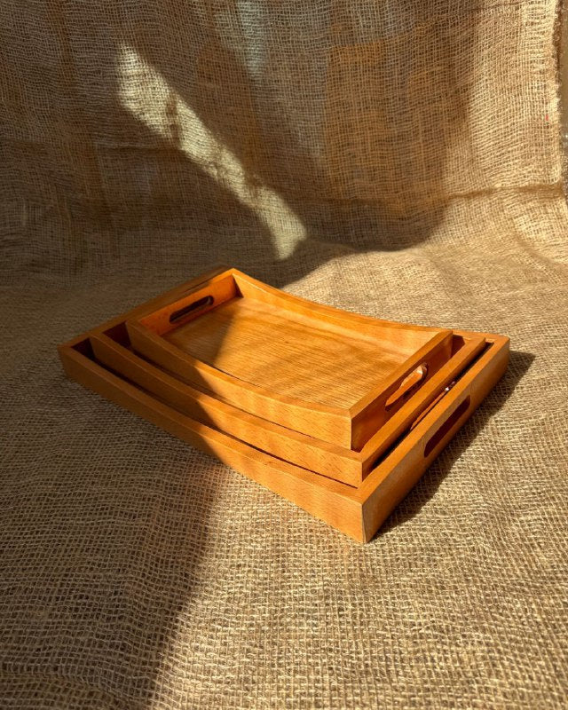 wooden tray