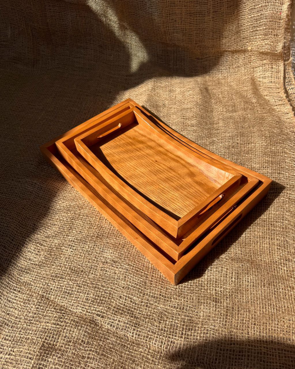 wooden tray